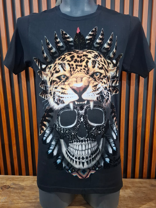 Playera Calavera Maya Seashore