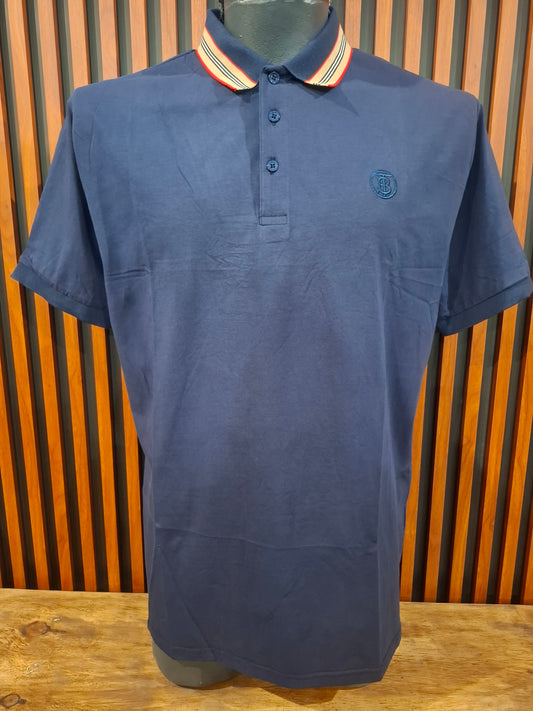 Playera Polo BT con líneas