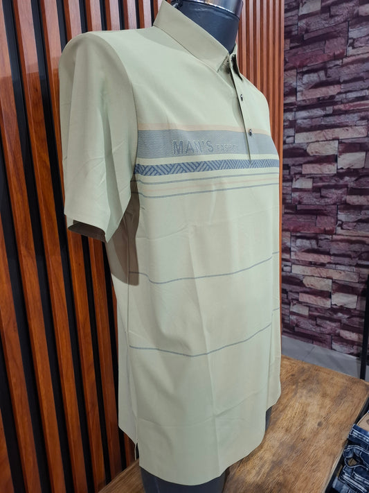 Playera Polo Verde Olivo ARARA MODA